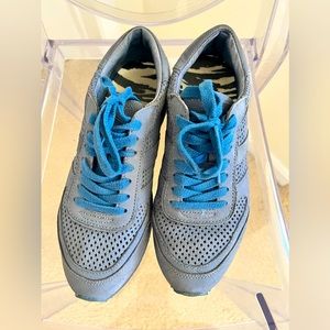 Genuine nubuk perforated  leather sneakers by LIEBESKIND Berlin. Size 40/US 9.